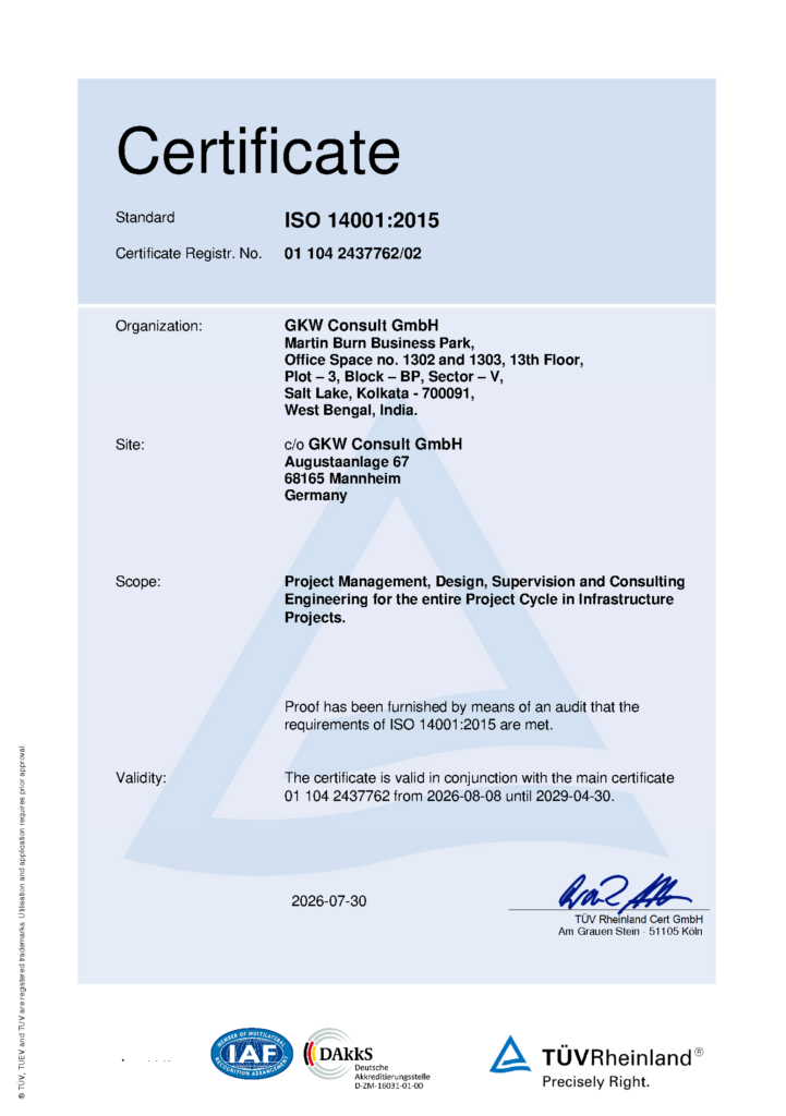 ISO 140012015 Certificate – GKW Consult GmbH