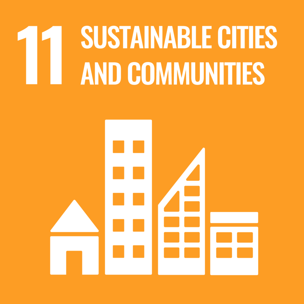 UN SDG 11 - Sustainable Cities and Communities Icon of the UN SDG 11 - Sustainable Cities and Communities