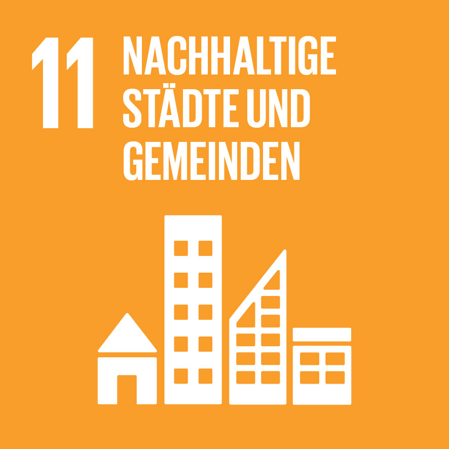 UN SDG Icon Nachhaltige Städte und Gemeinden
