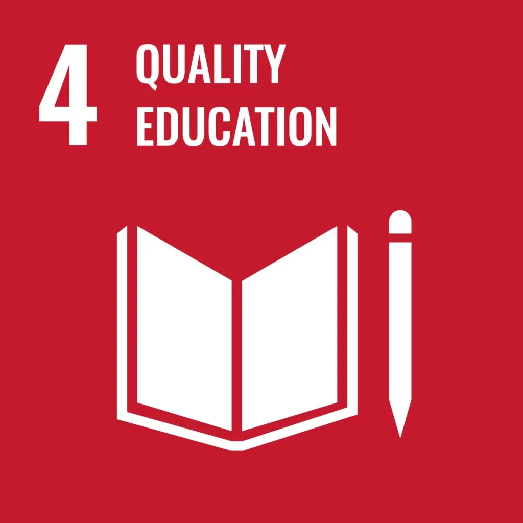 UN SDG 4 - Quality Education Icon of the UN SDG 4 - Quality Education